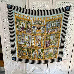 Moschino Larioseta Como Silk Scarf